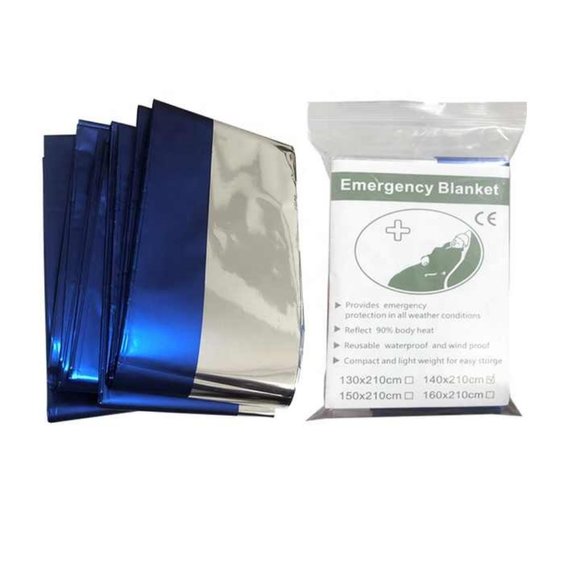 Emergency Blankets Extra Large Thermal Foil Space Blankets for Camping - Picture 3 of 12